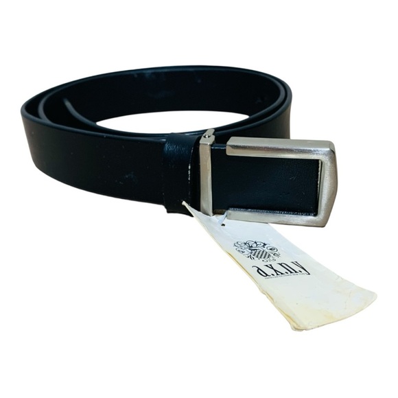 NWT Men’s A.X.N.Y. Leather Belt Size 32-34 in - Picture 1 of 5